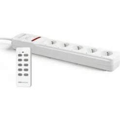 SCS SENTINEL Rallonge Multiprise Télécommandée + 1 Télécommande 5 Canaux, ControlPower STRIP X5, ControlPower STRIP X5