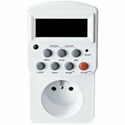 SCS SENTINEL Prise Programmable électronique Hebdomadaire, ElektroProg Indoor Blanc, ElektroProg Indoor Blanc