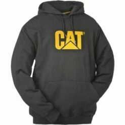 CATERPILLAR Sweat CAT Noir/jaune Trademark à Capuche M - M
