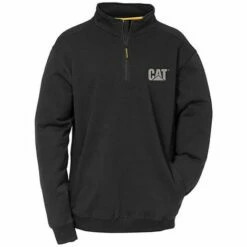 Sweat Shirt Col Camionneur Caterpillar Canyon Noir L - Noir