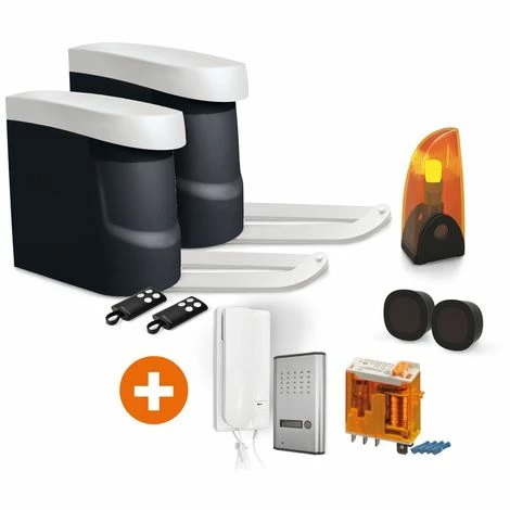 SCS SENTINEL Kit OpenGate 2 Integral, Avec Interphone AudioKit 3208D + Relais 12V, OPENGATE 2 + 3208D + Relais