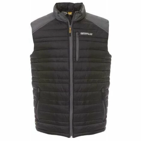 Gilet Sans Manches Matelasse Deperlant Caterpillar Defender Noir XXL - Noir