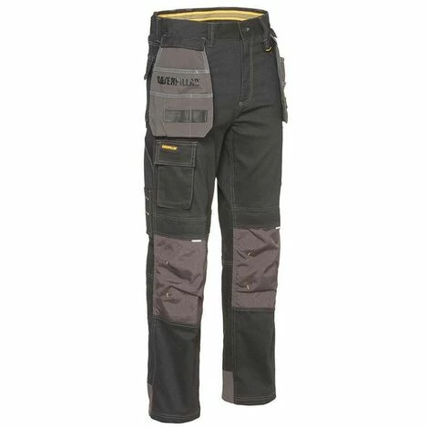 Pantalon Deperlant Stretch Caterpillar H2O Defender Noir 48 - Noir