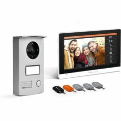 SCS SENTINEL Interphone Vidéo Filaire Avec Badges Ecran Tactile 7 - VisioDoor 7+ RFID