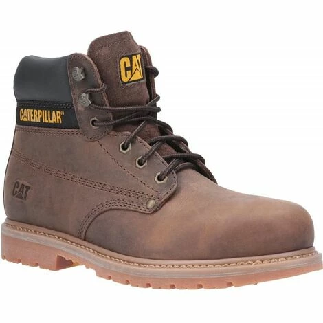 CATERPILLAR Chaussures Hautes Powerplant S3 HRO SRA Marron Pointure 43 - Marron