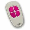 SCS SENTINEL Télécommande Pour Motorisation De Portail 4 Canaux Blanc Et Fuchsia - Blanc