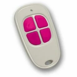 SCS SENTINEL Télécommande Pour Motorisation De Portail 4 Canaux Blanc Et Fuchsia - Blanc