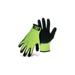 CATERPILLAR 174180- Taille 9- Gants Coquille Polyester Haute Visibilité Premium-