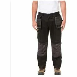 CATERPILLAR Pantalon Noir/gris Cordura H20 Defender - 1810008 - Noir / Gris Clair - 52 - Jambes Standards - Noir / Gris Clair